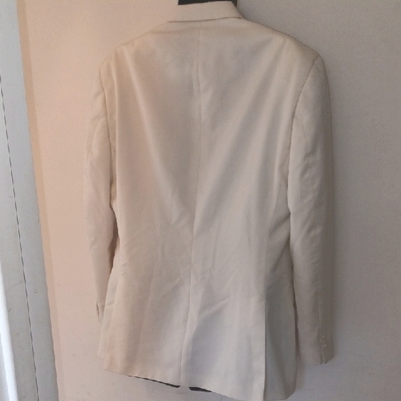 Sean John Cream Sport Coat Lightweight Tailored, 44R - Picture 7 of 9